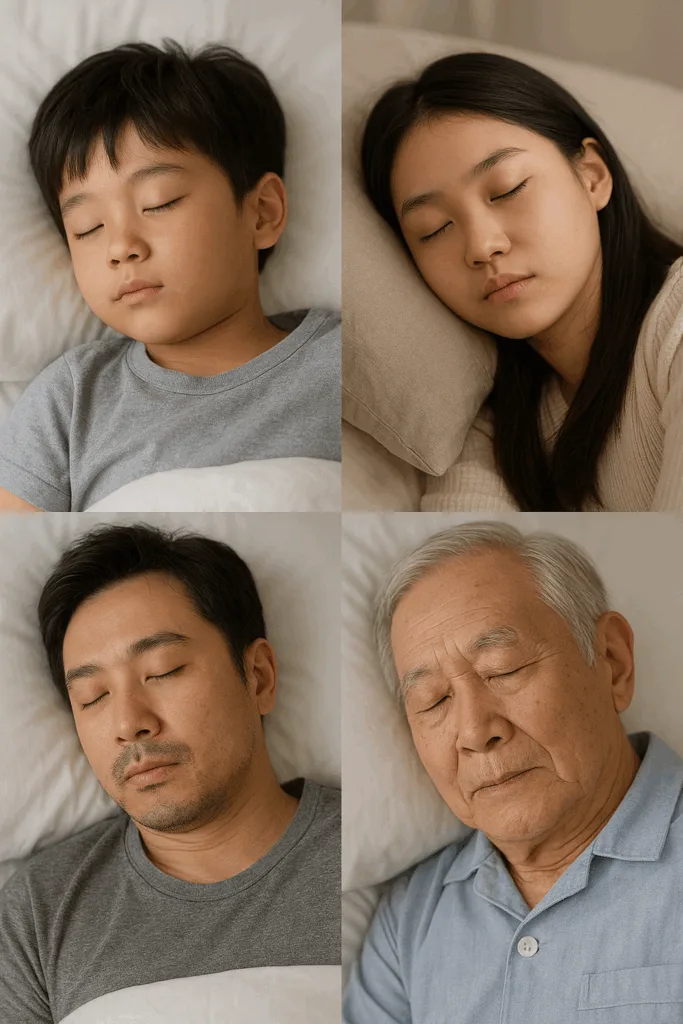 평균 수면 시간 완벽 가이드: 나이별 권장 시간과 건강한 수면 비법