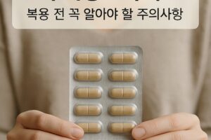 맥주효모 영양제 부작용 5가지 – 복용 전 꼭 알아야 할 주의사항