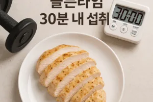 운동 후 닭 가슴살, 골든타임 30분 내 섭취해야 하는 진짜 이유
